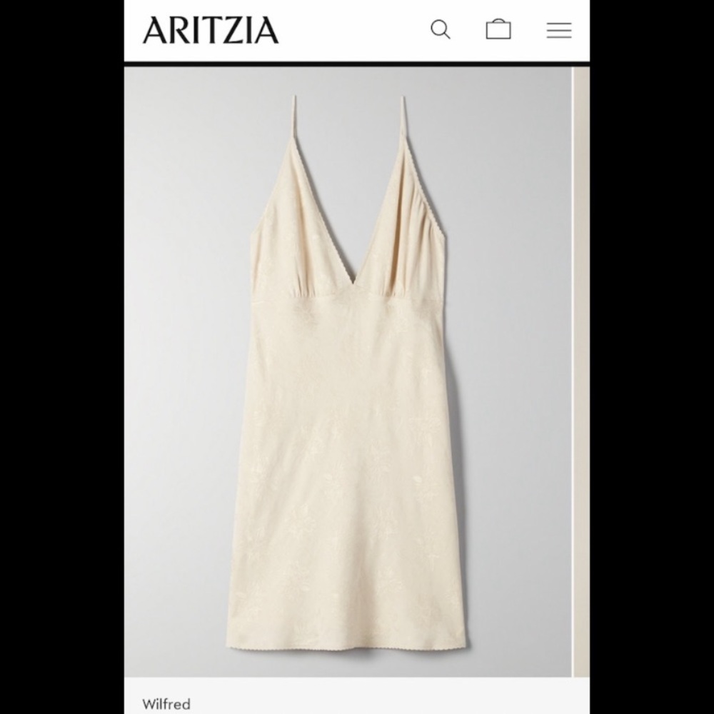 BNWOT Prose Dress by Wilfred in white/cream